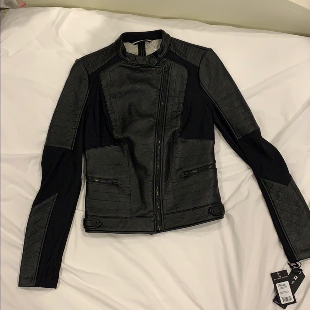 Sheek Black Leather Jacket